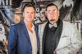 The Red carpet to Derricks movie From Death with Derricks friend Hollywood actor Scott Winters